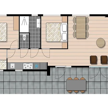 Modern Chalet With Dishwasher * IJssellaan